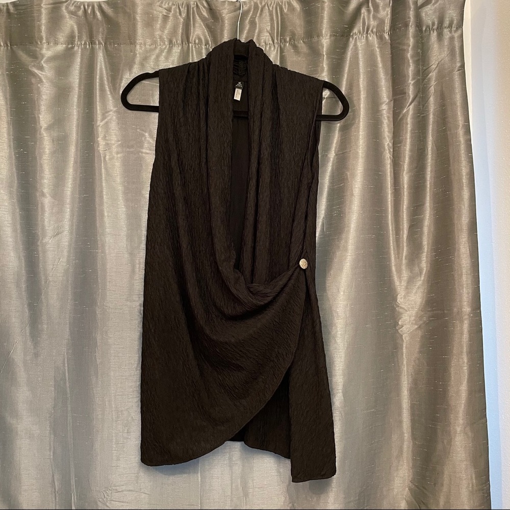 Draped vest